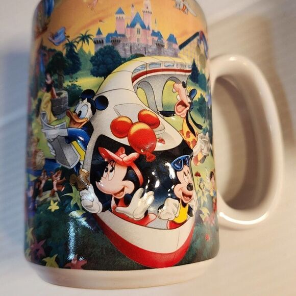 DISNEYLAND RESORT Disney Parks Original mom and dad 3D detail Coffee Mugs set 2 - Picture 4 of 16